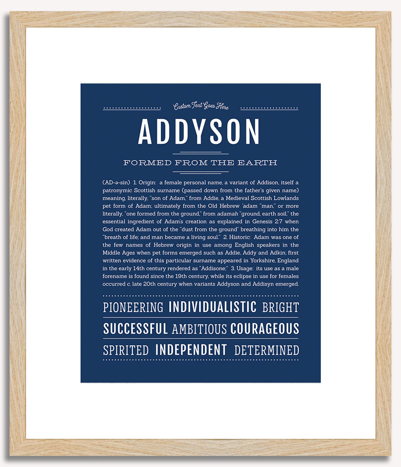 Addyson | Name Art Print