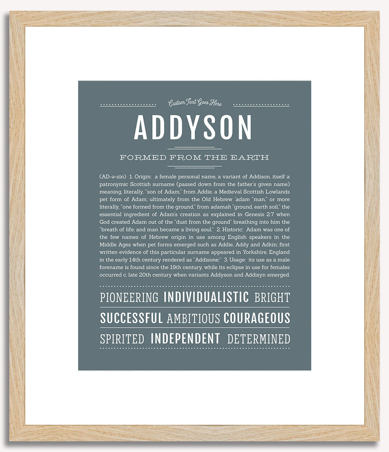 Addyson | Name Art Print