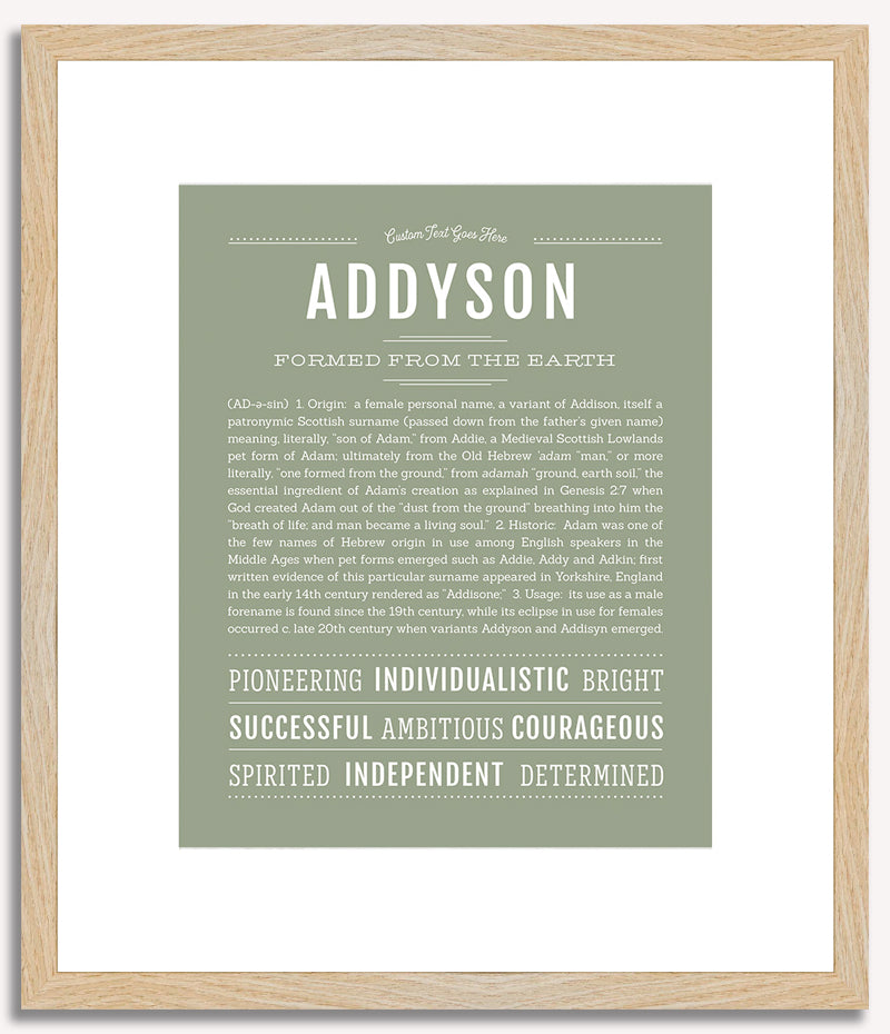 Addyson | Name Art Print