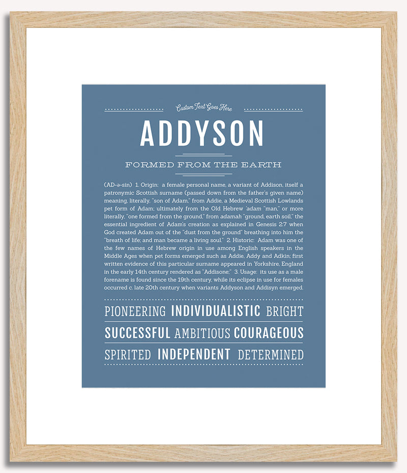 Addyson | Name Art Print