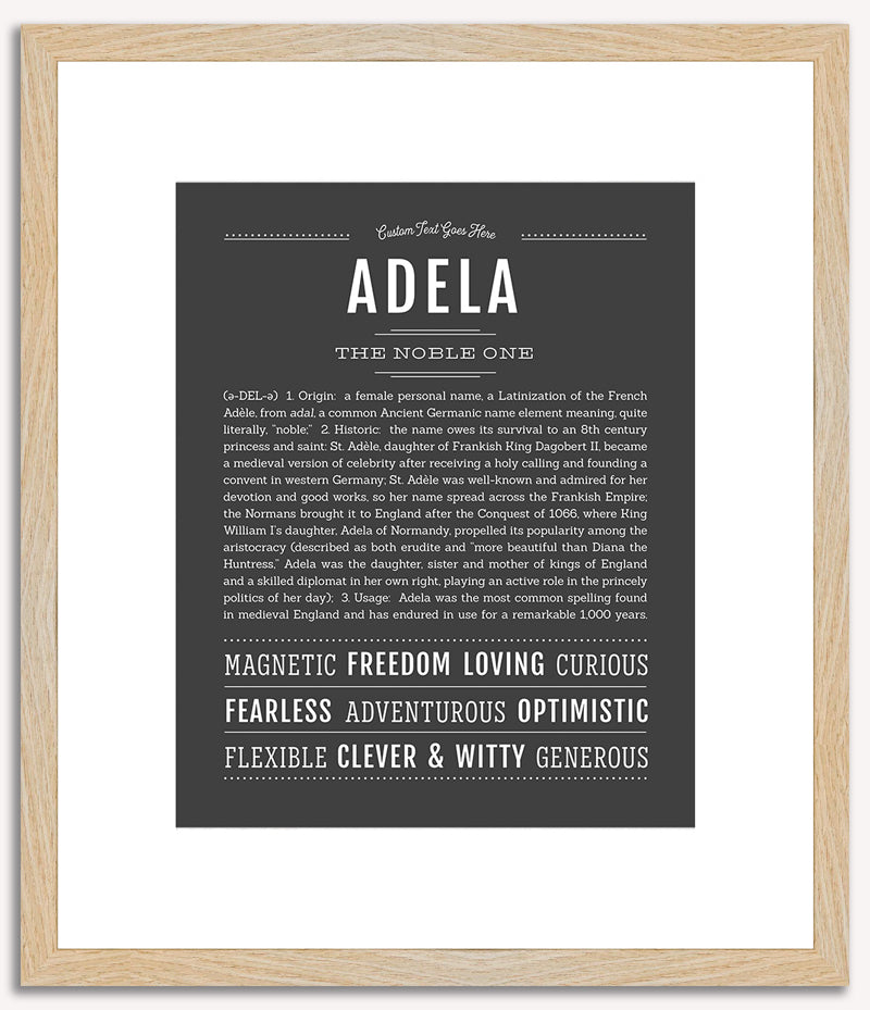 Adela | Name Art Print