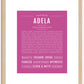 Adela | Name Art Print