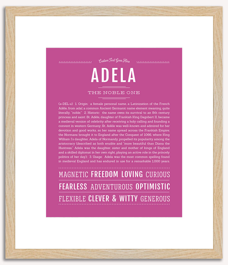 Adela | Name Art Print