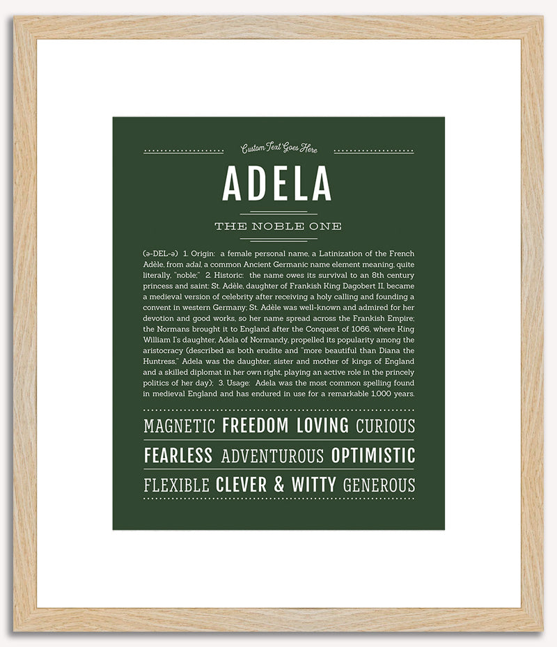 Adela | Name Art Print