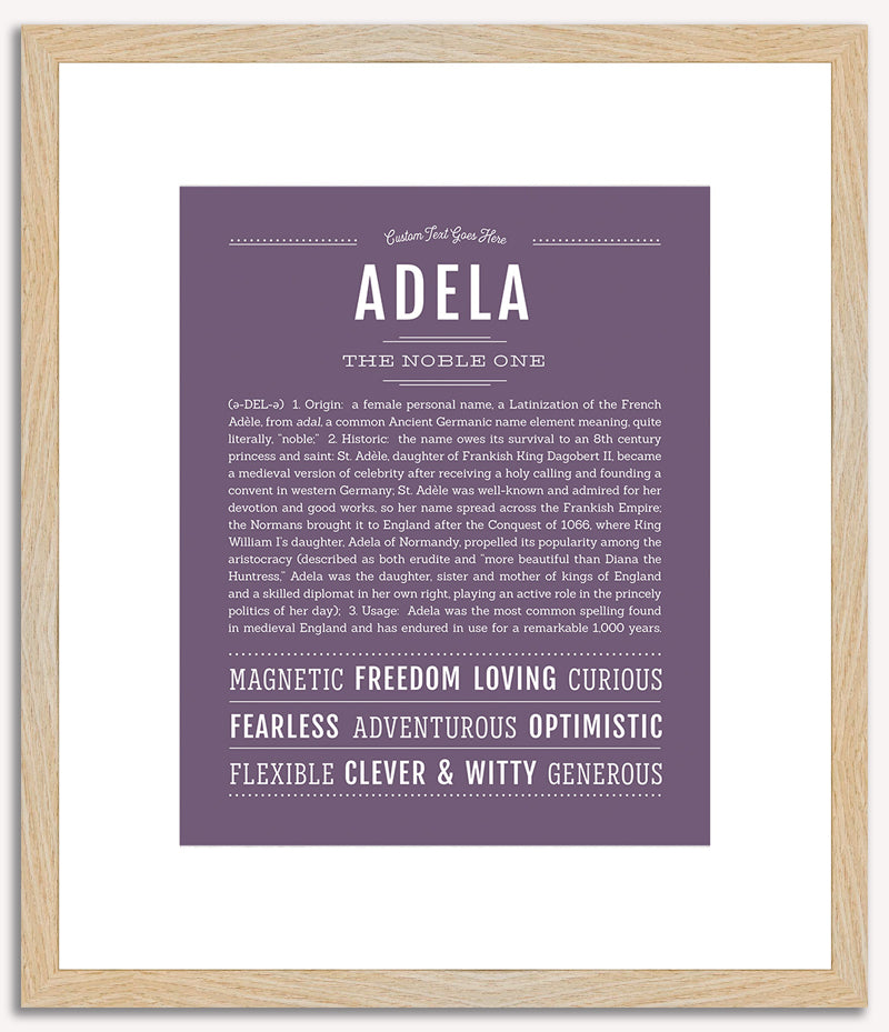 Adela | Name Art Print