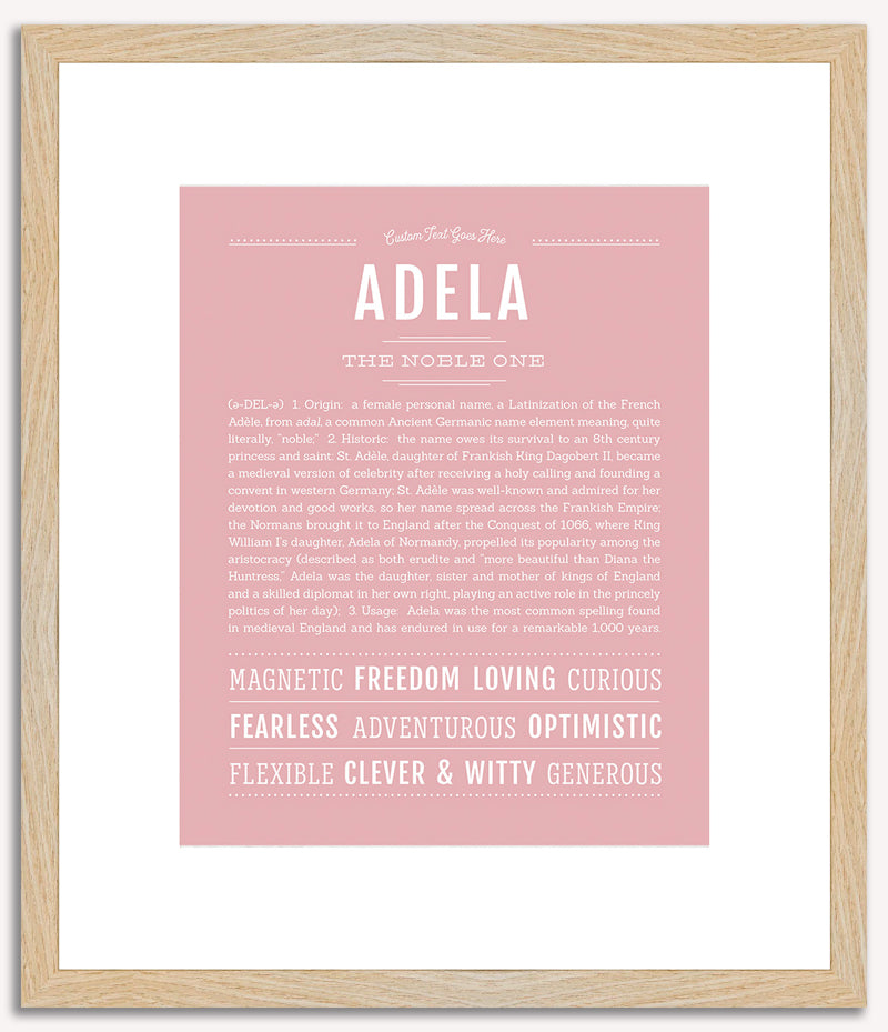 Adela | Name Art Print