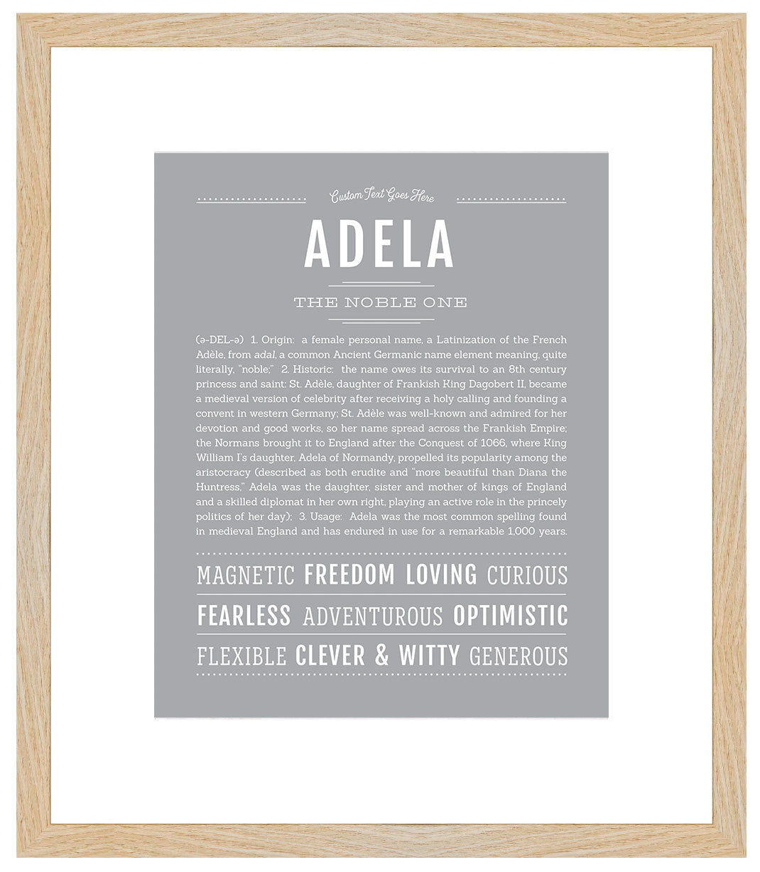 Adela | Name Art Print