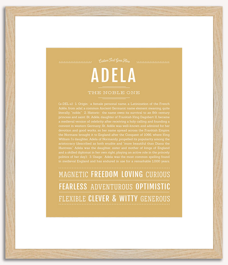 Adela | Name Art Print