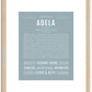 Adela | Name Art Print