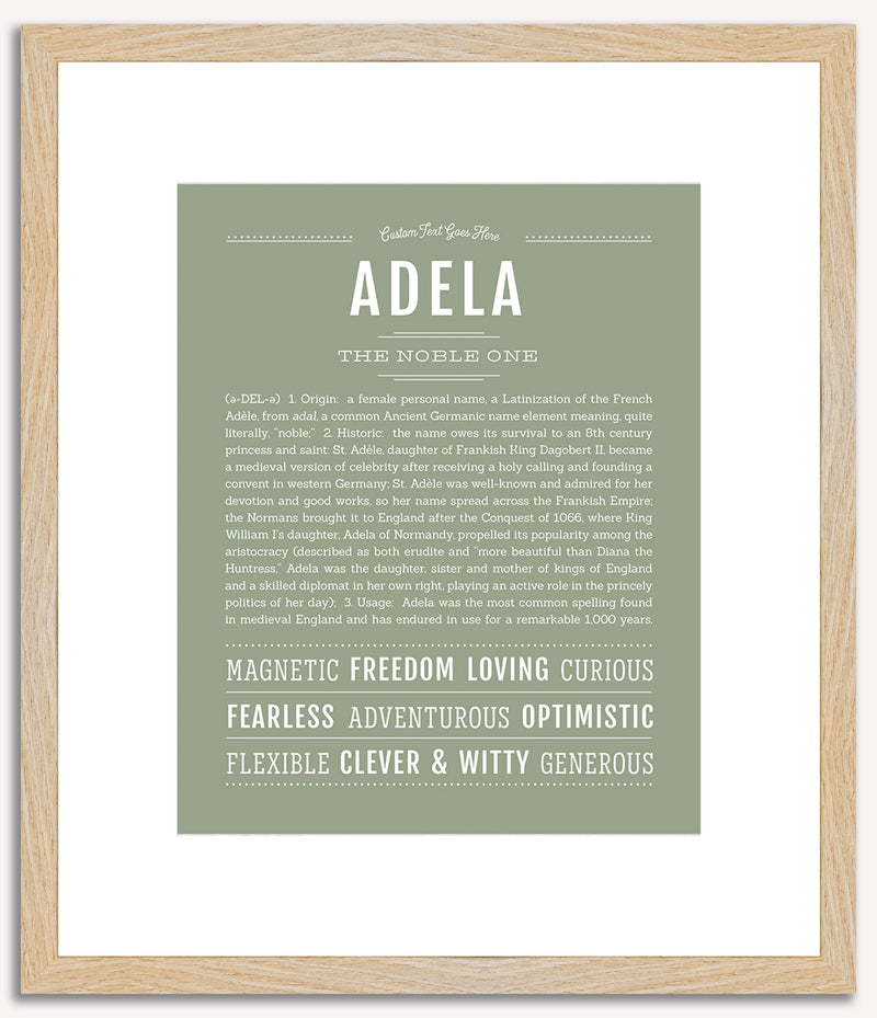 Adela | Name Art Print