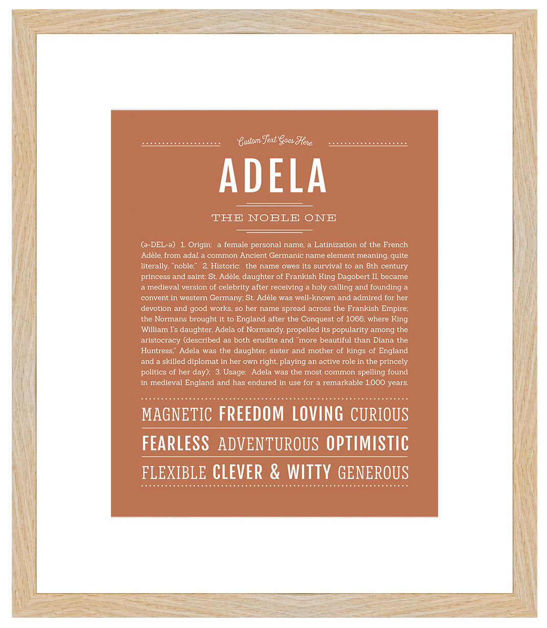 Adela | Name Art Print