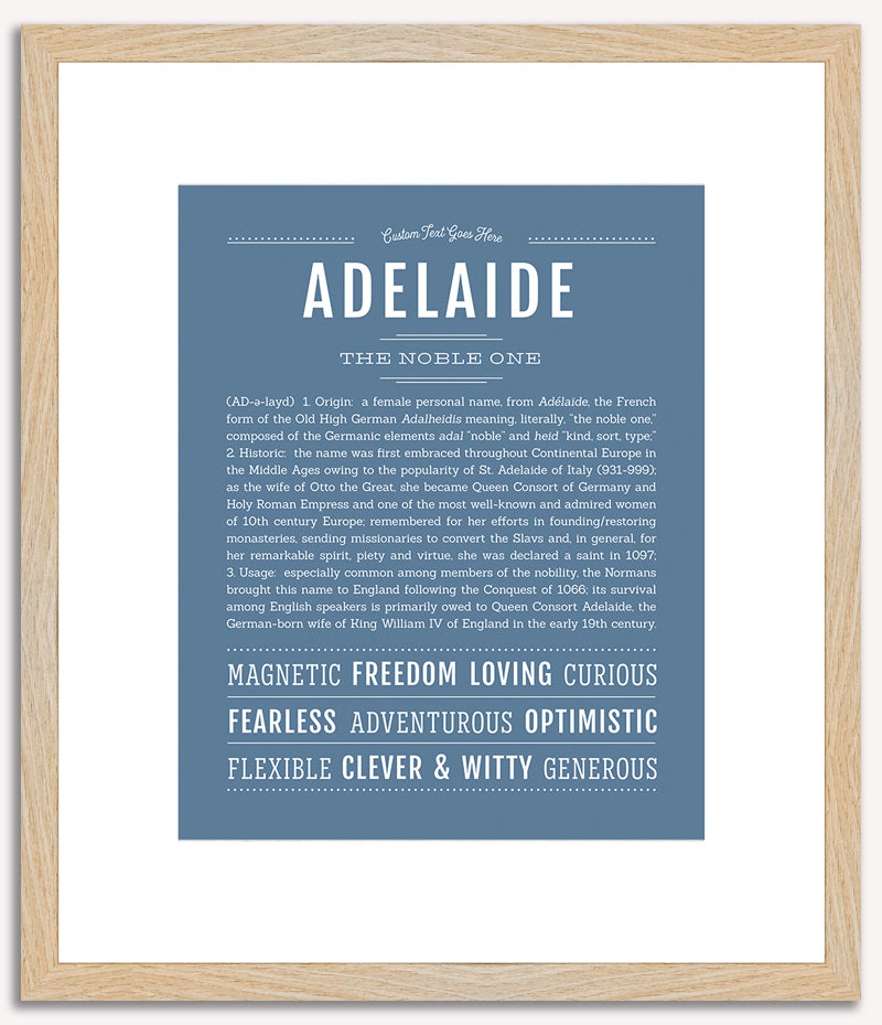 Adelaide | Name Art Print