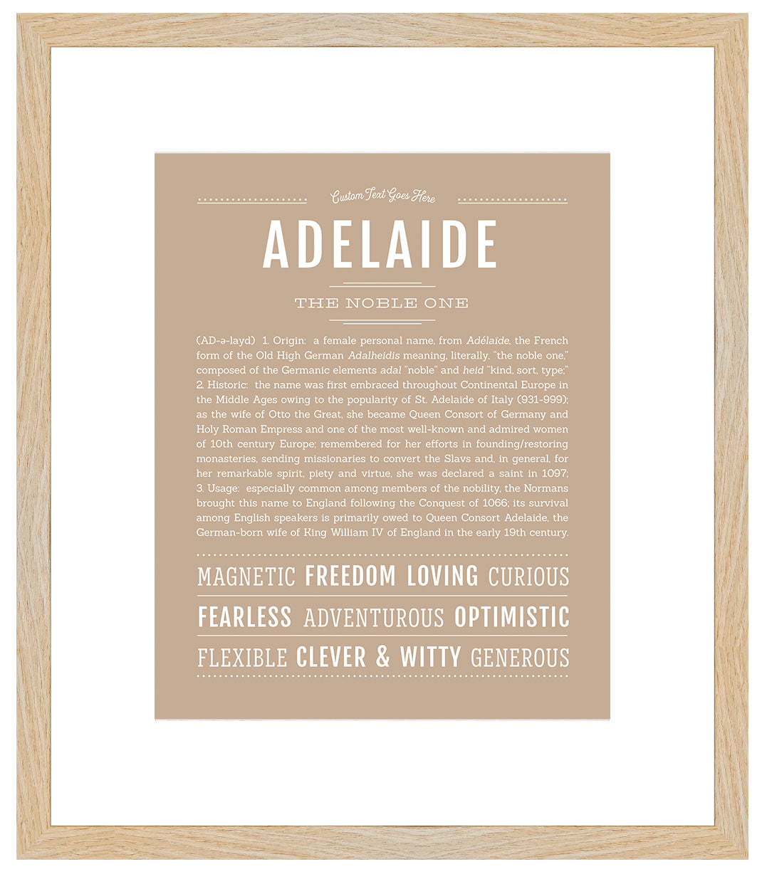 Adelaide | Name Art Print