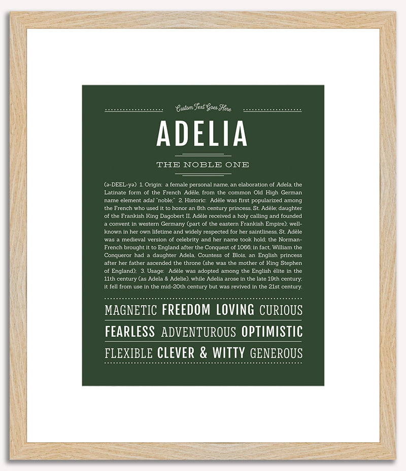 Adelia | Name Art Print