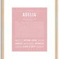 Adelia | Name Art Print