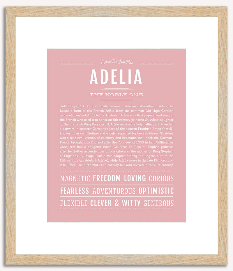 Adelia | Name Art Print