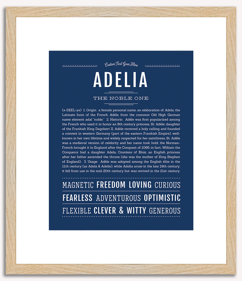 Adelia | Name Art Print