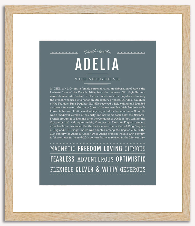 Adelia | Name Art Print