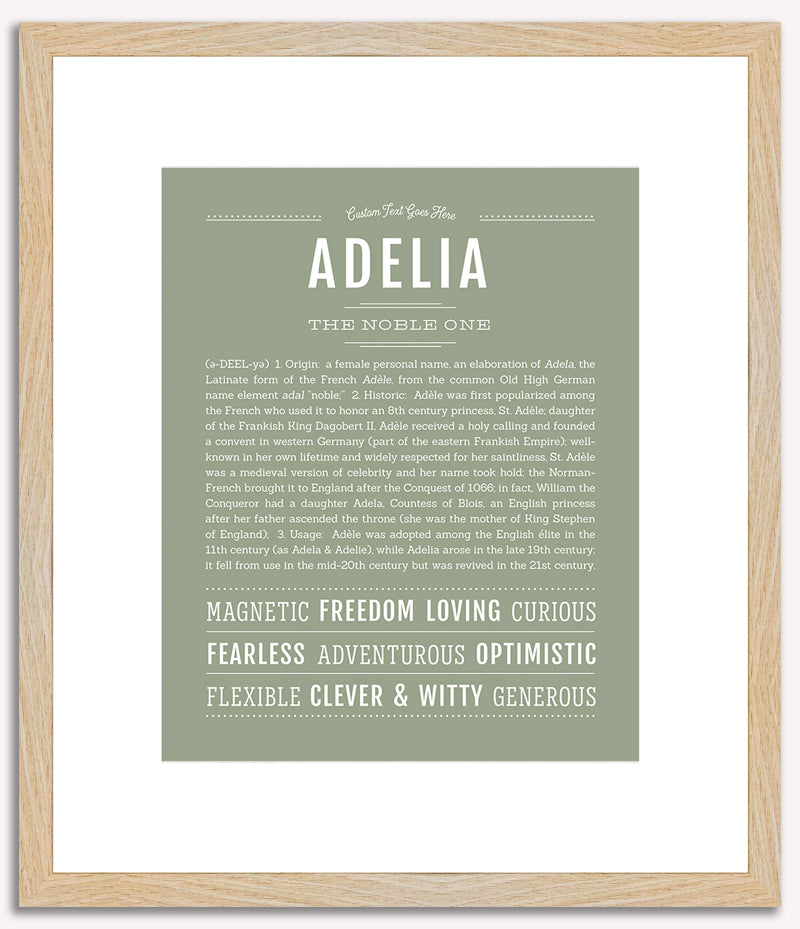 Adelia | Name Art Print