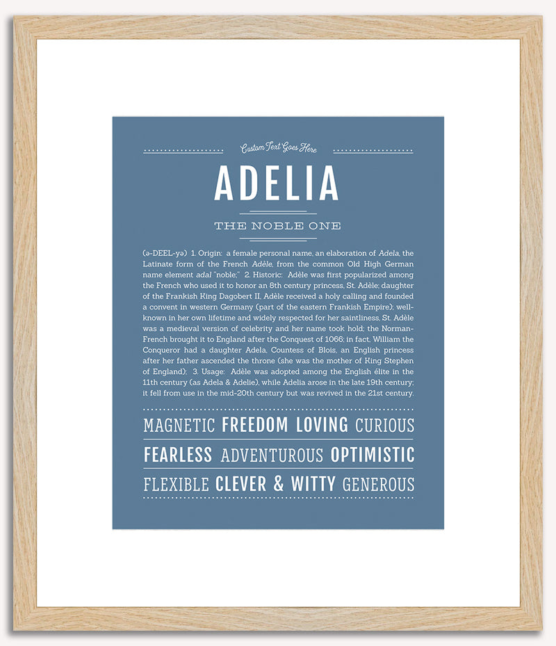 Adelia | Name Art Print