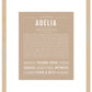 Adelia | Name Art Print