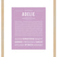 Frame Options | Lilac | Maple Frame, Matted