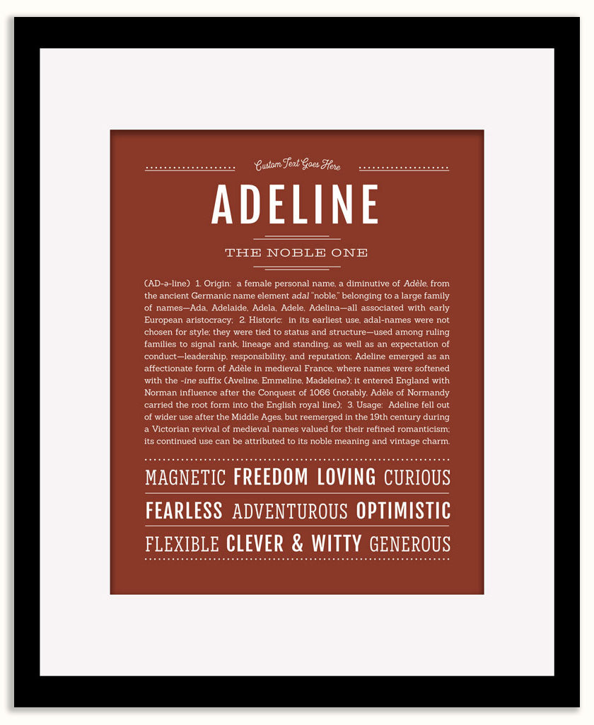Adeline | Name Art Print