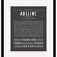 Adeline | Name Art Print