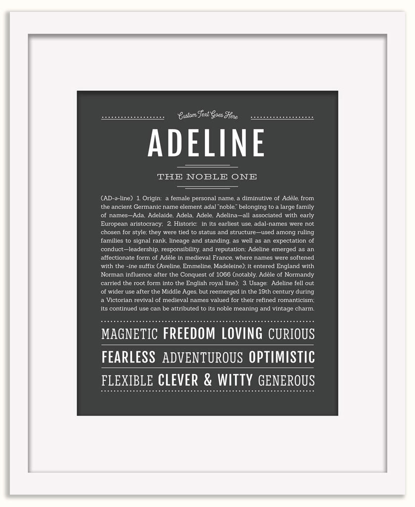 Adeline | Name Art Print