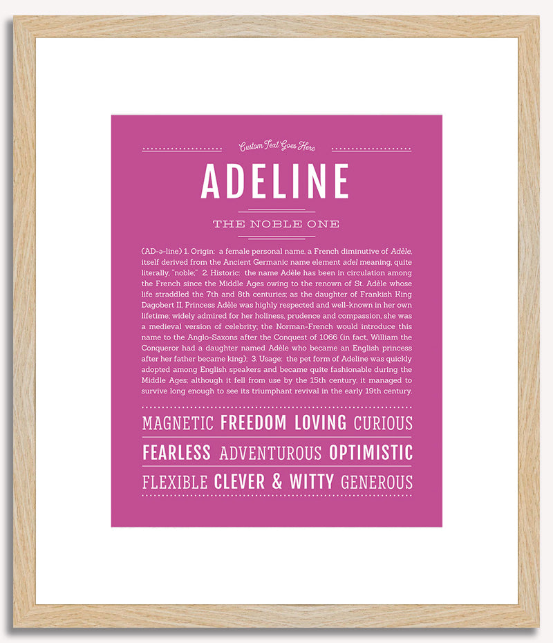 Adeline | Name Art Print