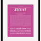 Adeline | Name Art Print