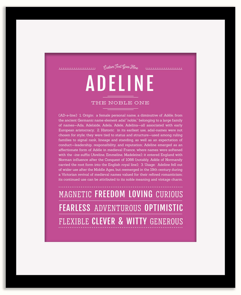Adeline | Name Art Print