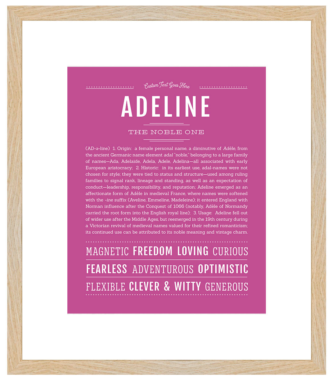 Adeline | Name Art Print
