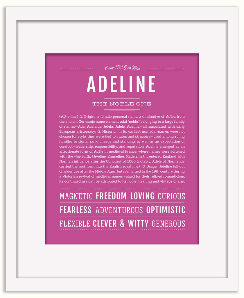 Adeline | Name Art Print