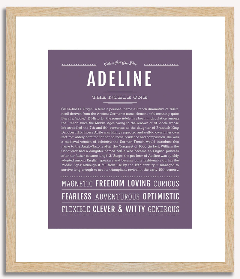 Adeline | Name Art Print