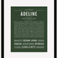 Adeline | Name Art Print