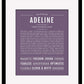 Adeline | Name Art Print