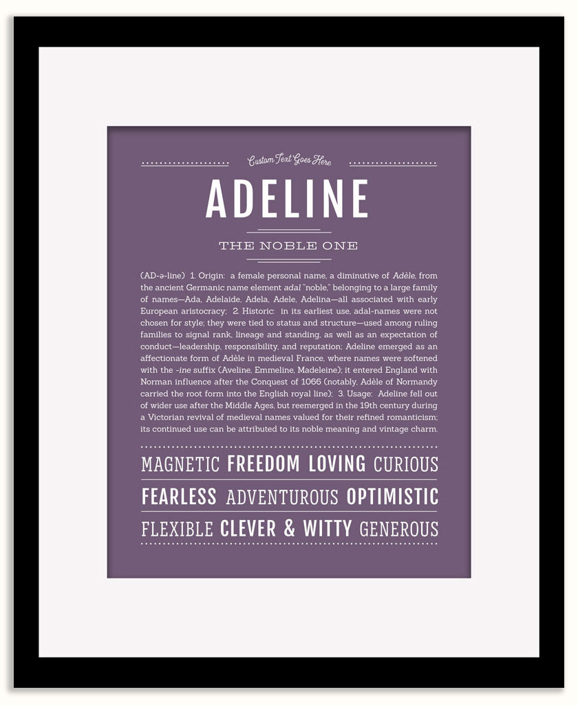 Adeline | Name Art Print