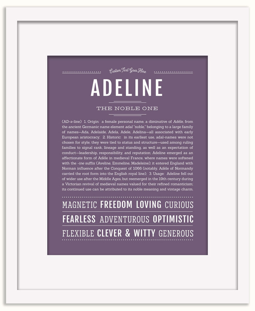 Adeline | Name Art Print