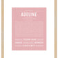 Adeline | Name Art Print