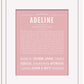 Adeline | Name Art Print