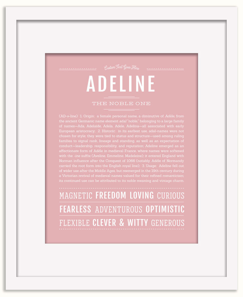 Adeline | Name Art Print