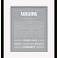 Adeline | Name Art Print
