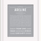 Adeline | Name Art Print
