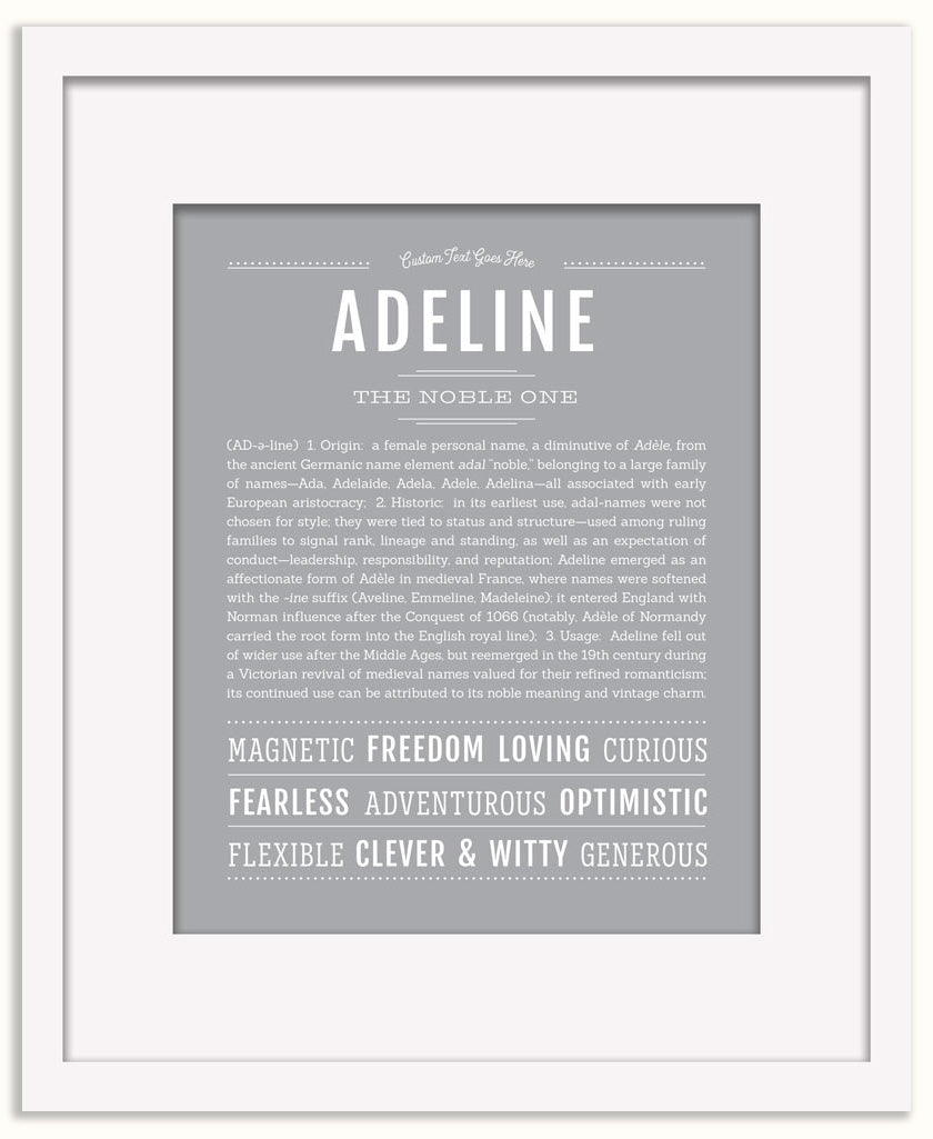 Adeline | Name Art Print