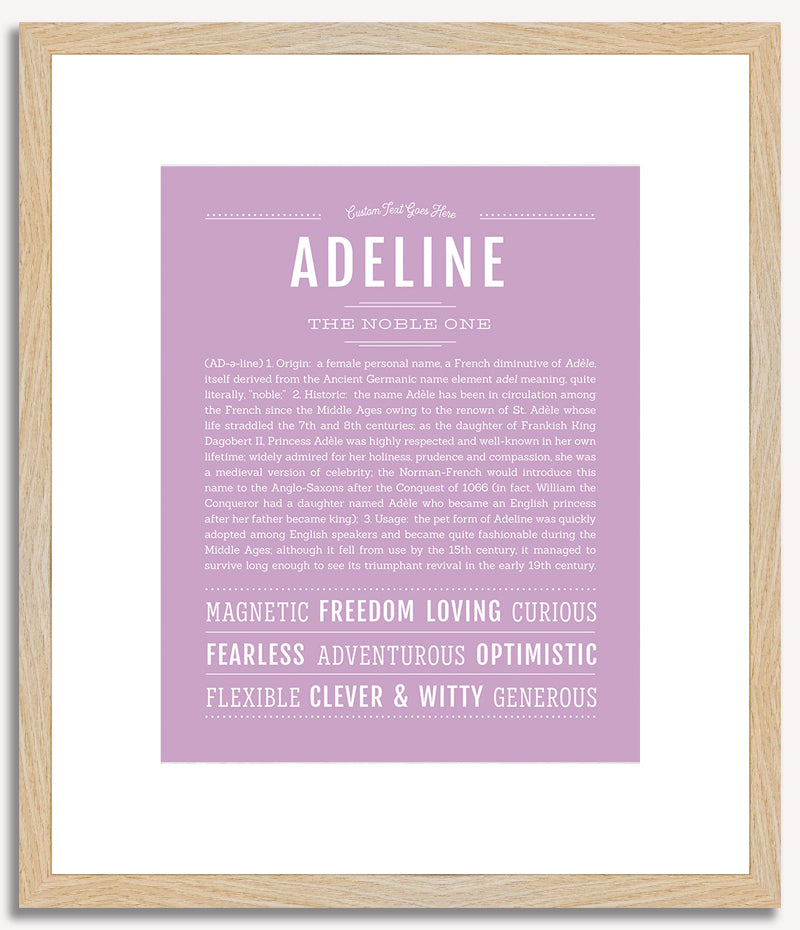 Adeline | Name Art Print