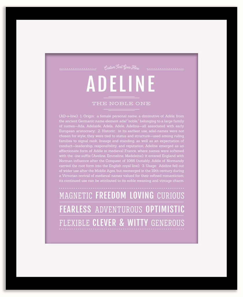 Adeline | Name Art Print