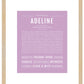 Adeline | Name Art Print