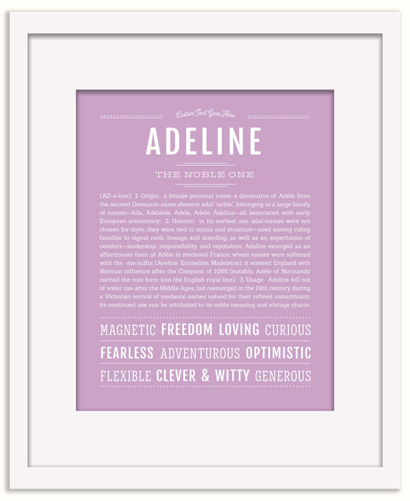 Adeline | Name Art Print