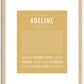 Adeline | Name Art Print